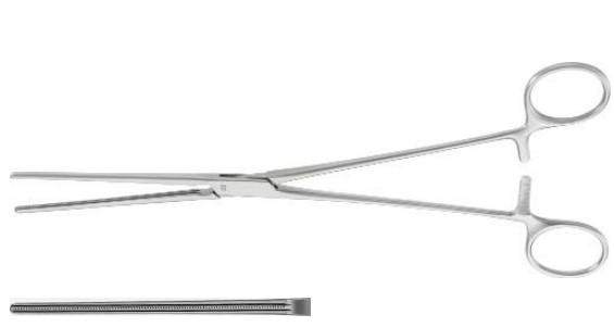 ДЕ’БЕКІ АТРАВМАТ. ЗАТИСКАЧ ПРЯМ. 80/240MM